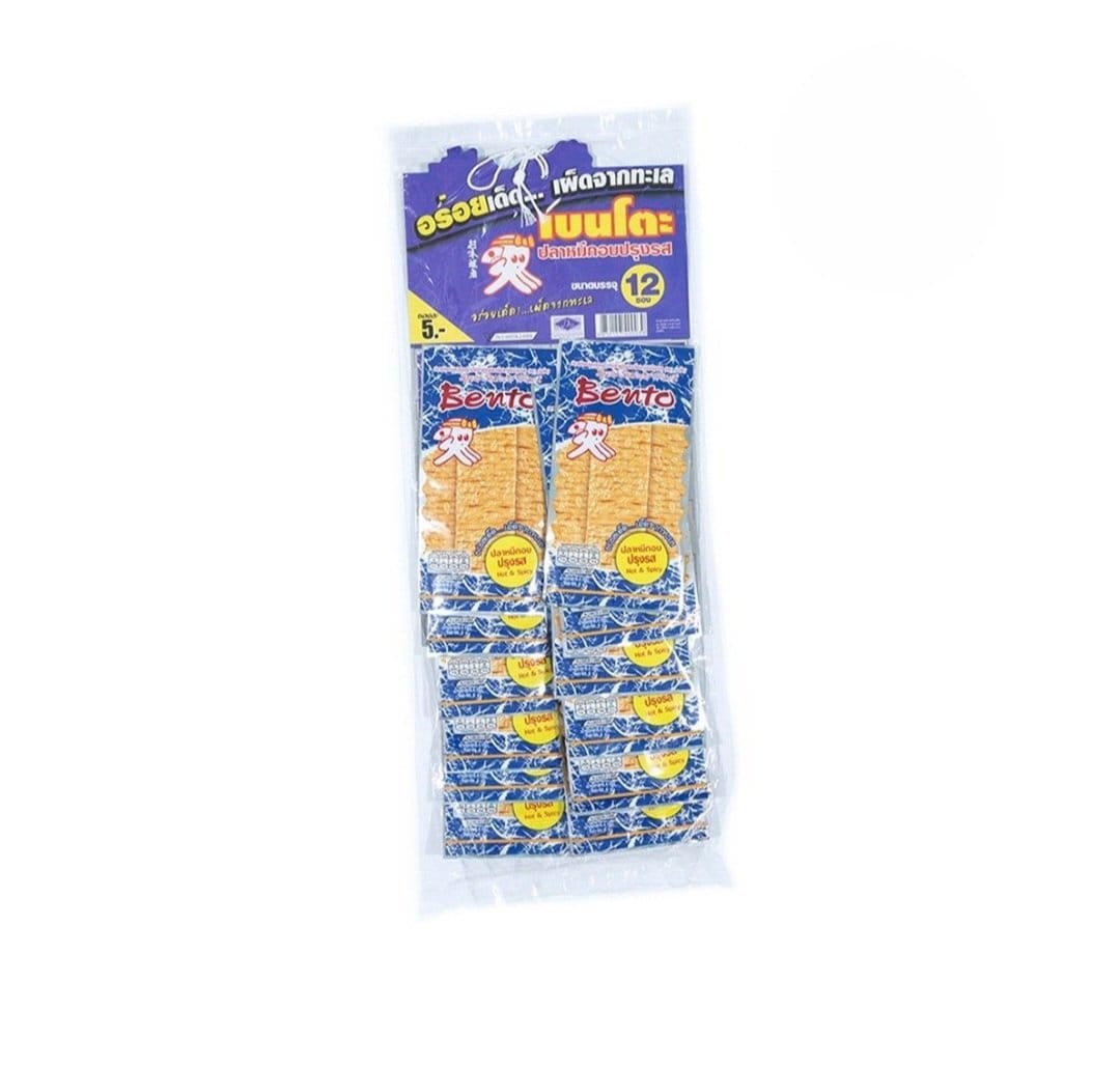 BENTO Squid Seafood Snack 4g×12 pcs