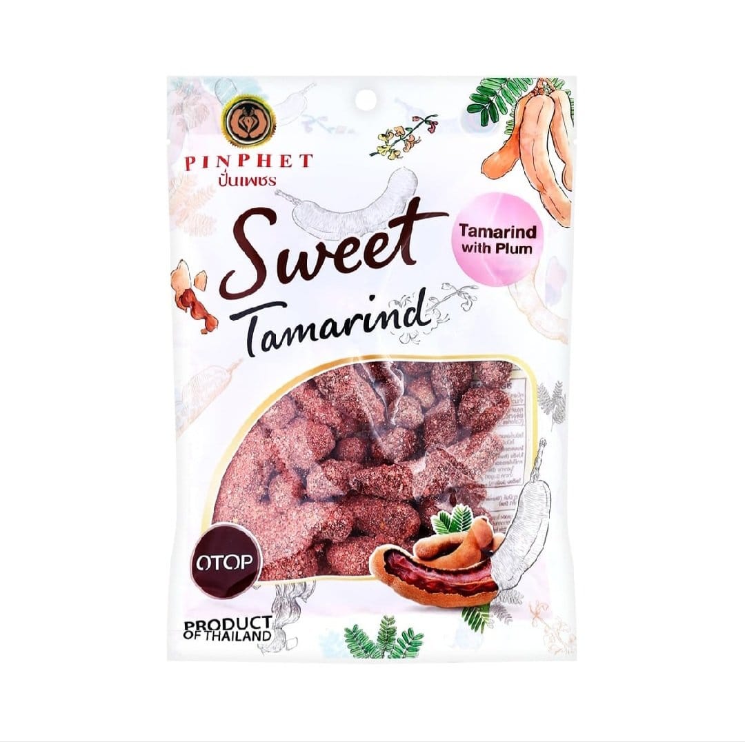 PINPHET Sweet Tamarind With Plum Flavor 160g.