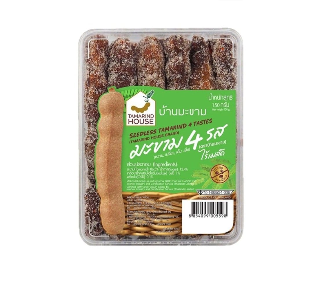 TAMARIND HOUSE Seedless Tamarind 4 tastes 150g.