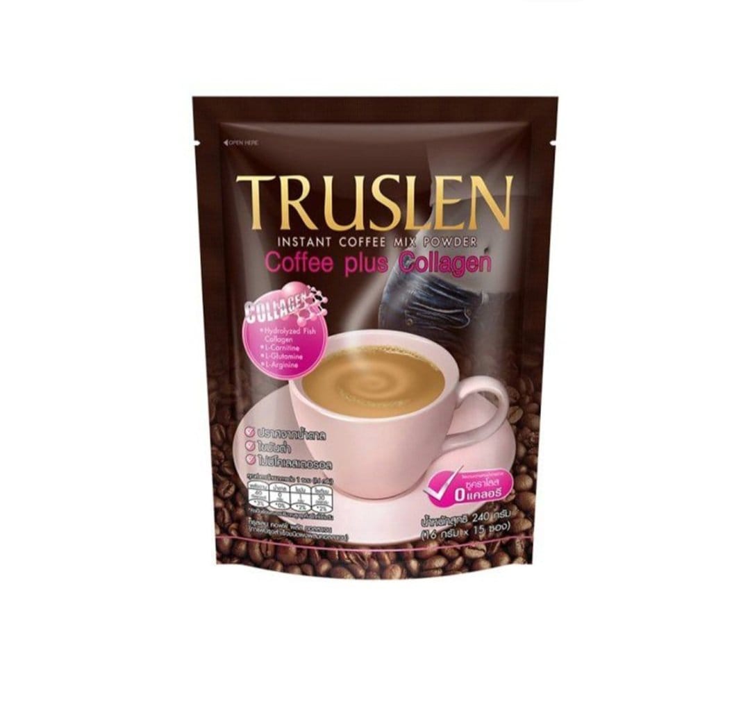 TRUSLEN Coffee Plus Collagen 3in1 (16g × 15 Sachets)