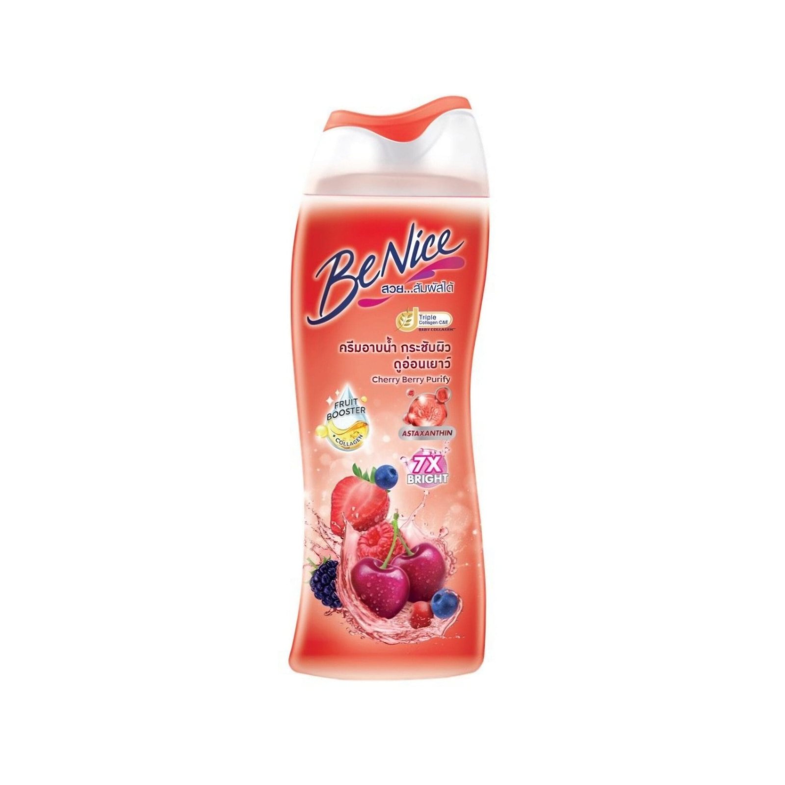 benice-shower-cream-cherry-berry-purify-170ml