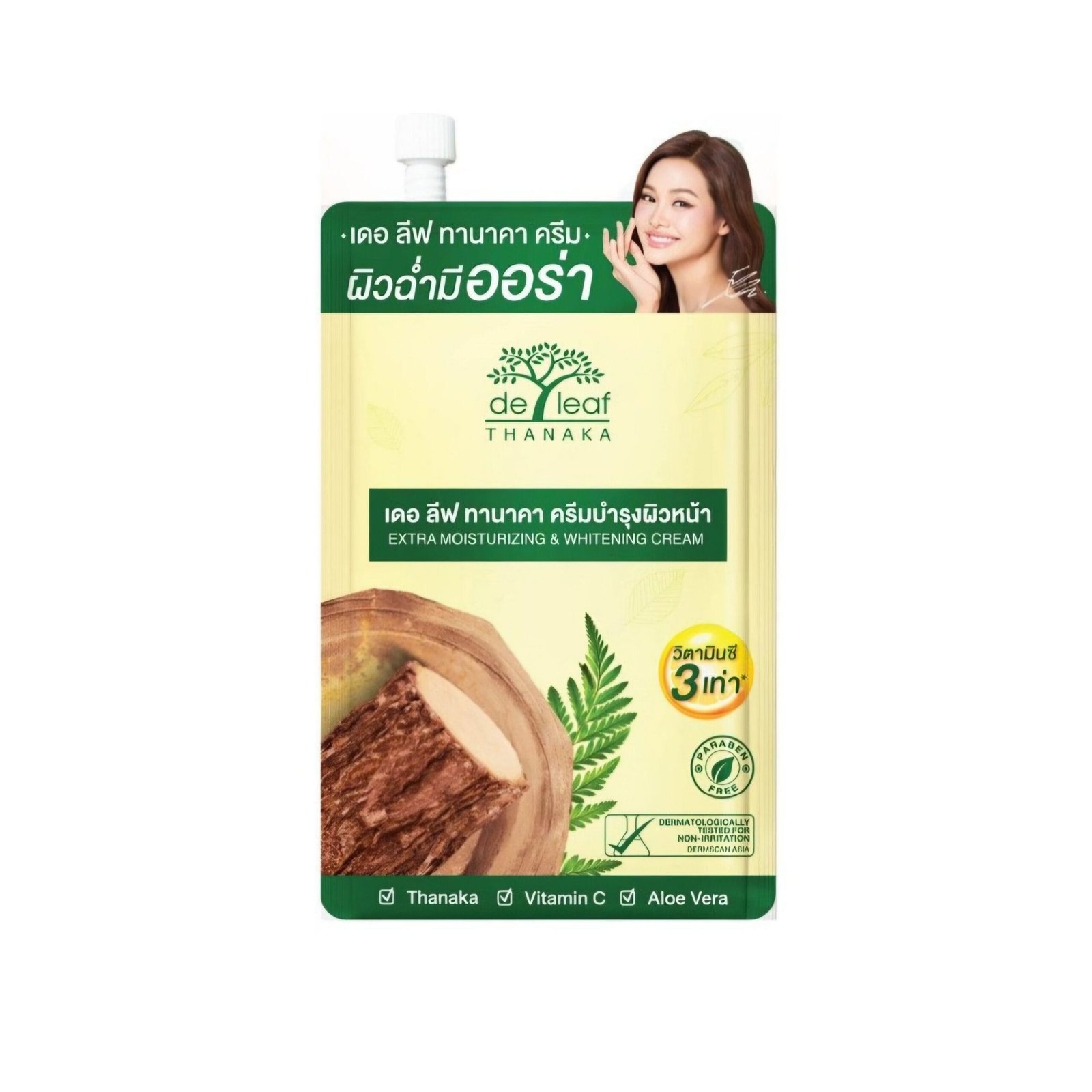 de-leaf-thanaka-moisturizing-whitening-cream-7g