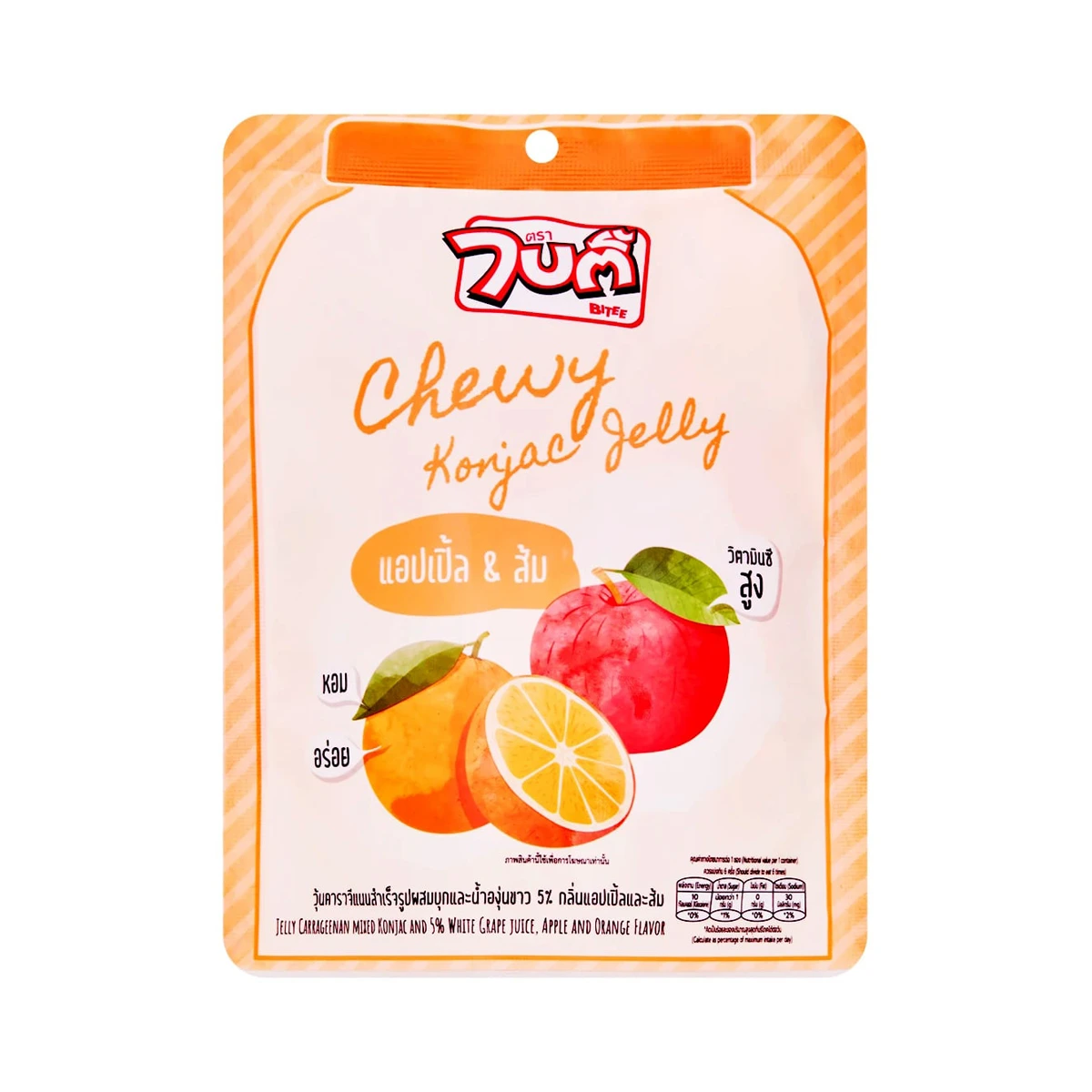 bitee-carrageenan-jelly-mixed-with-konjac-apple-and-orange-flavor-102-g