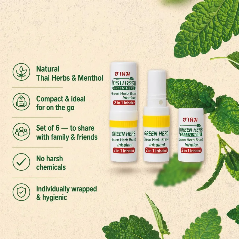 GREEN HERB INHALER 2 IN 1 - Image 2
